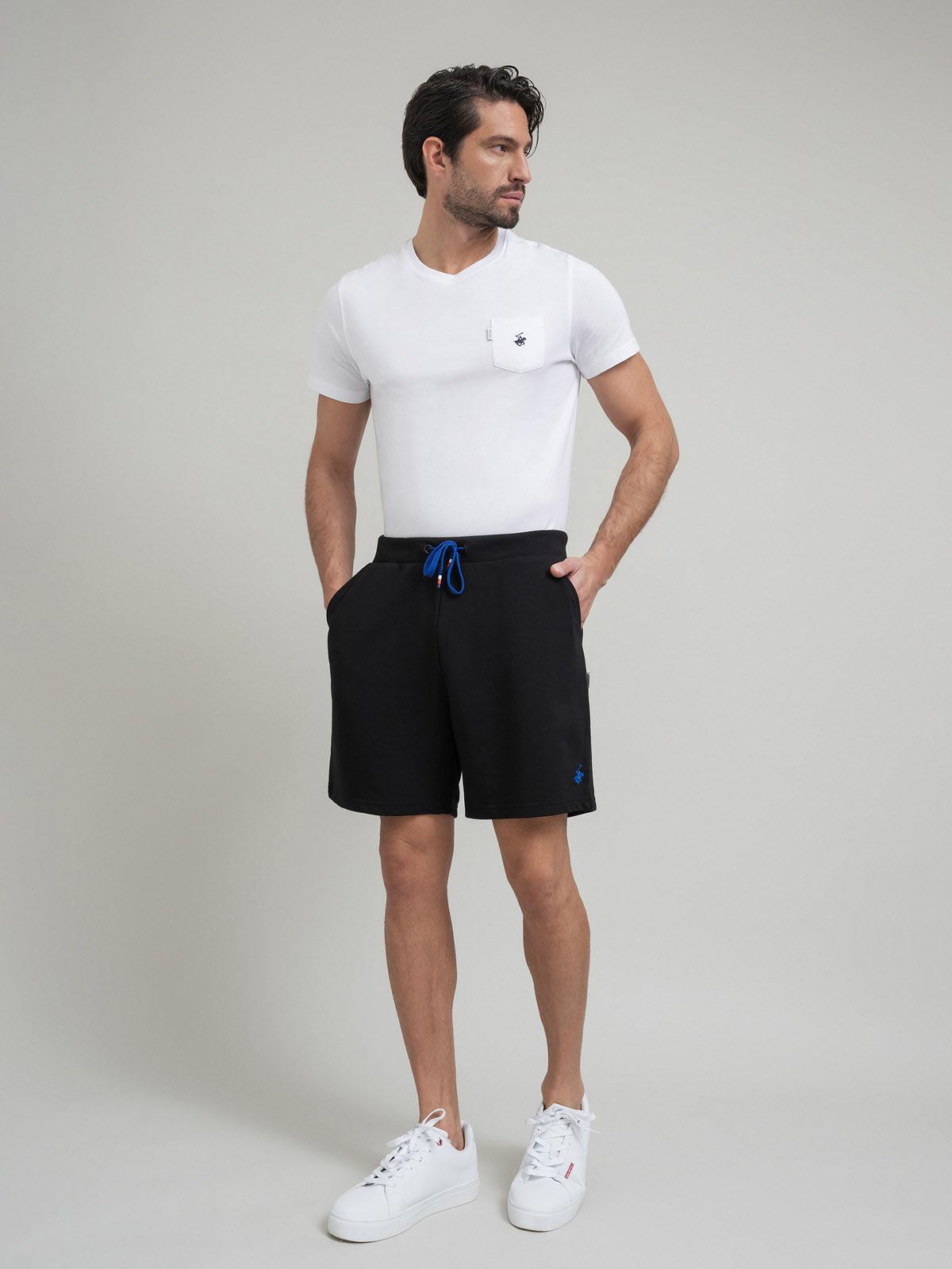 beverly hills polo club POLO PONY JOGGING SHORTS BLACK