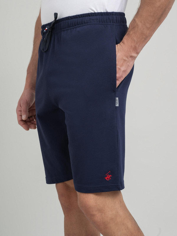 Beverly Hills Polo Club POLO PONY JOGGING SHORTS NAVY TONAL