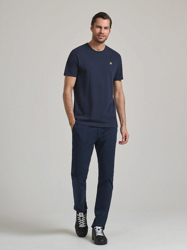 Beverly Hills Polo Club POLO PONY PIQUE T-SHIRT NAVY