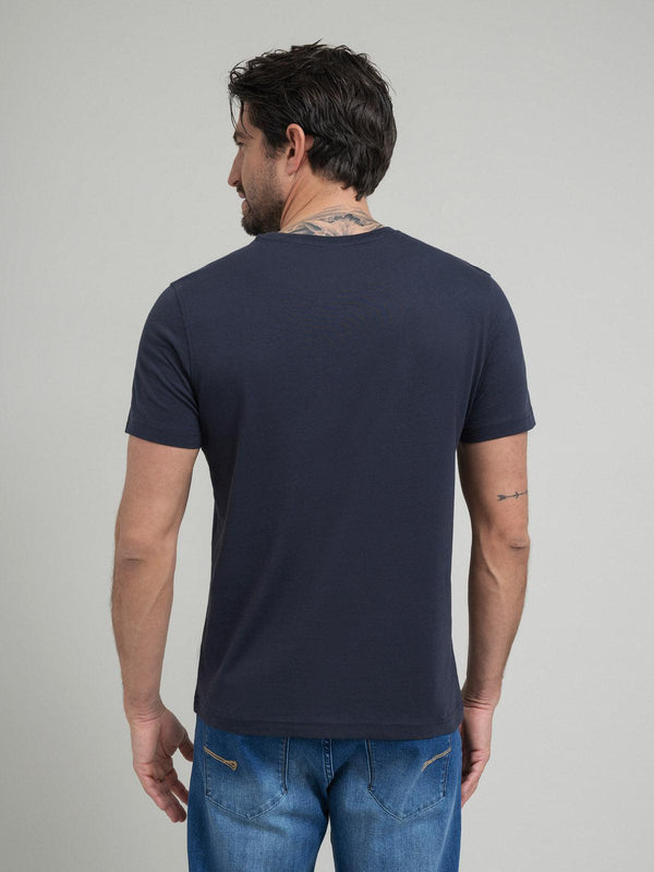Beverly Hills Polo Club POLO PONY POCKET T-SHIRT NAVY