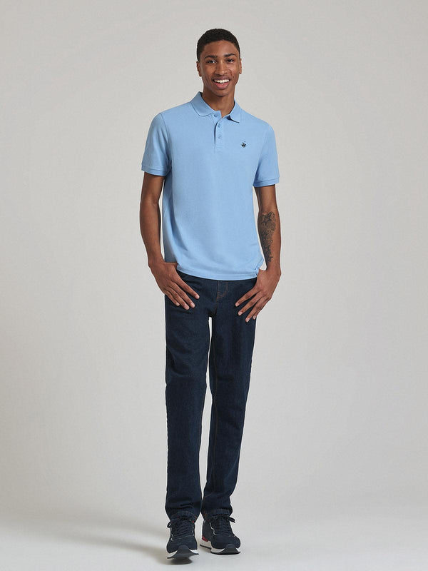 Beverly Hills Polo Club POLO PONY POLO SHIRT BLUE SKY