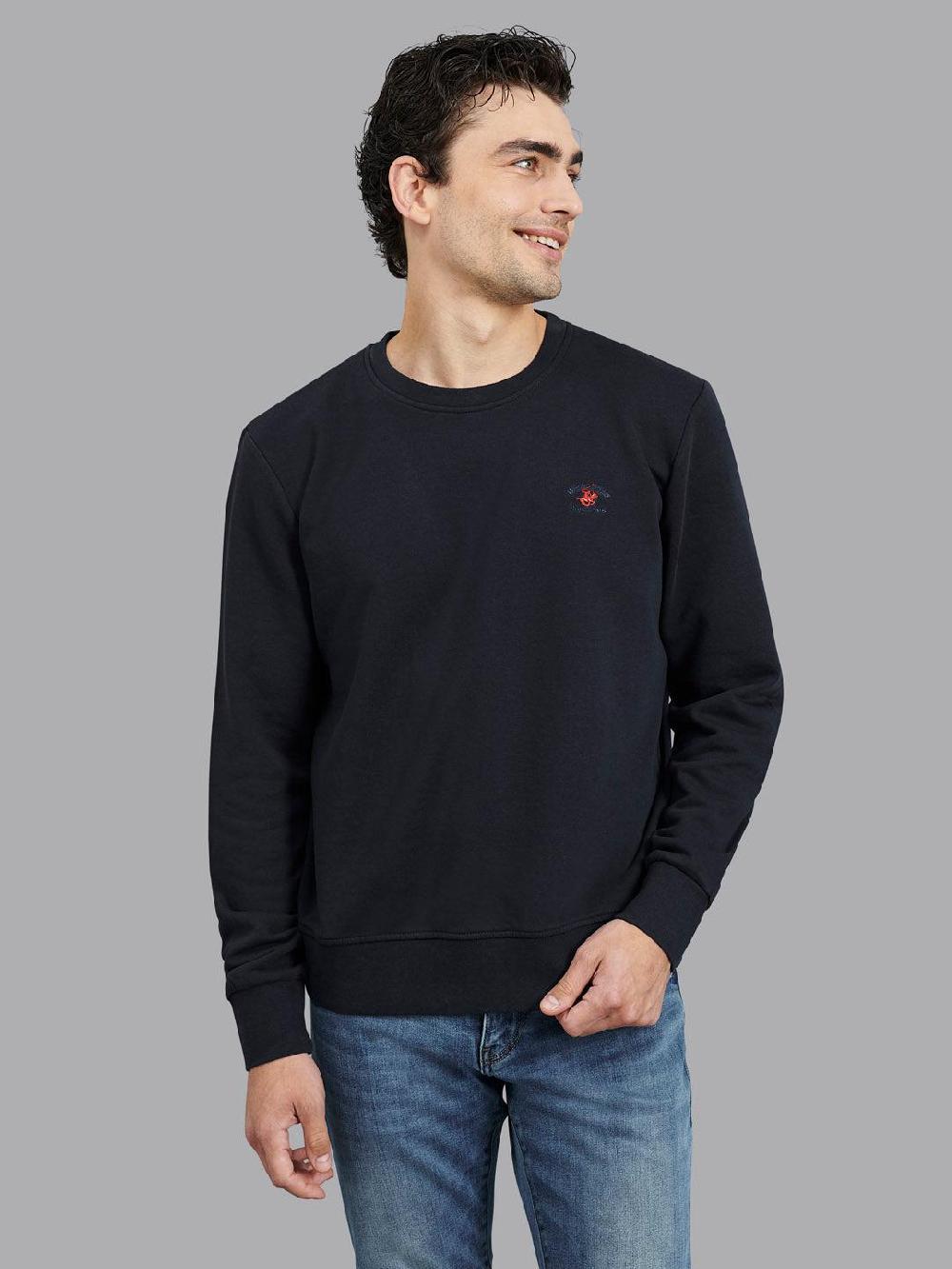 beverly hills polo club POLO PONY SWEATSHIRT DARK NAVY