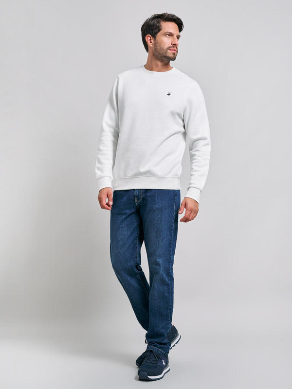 Beverly Hills Polo Club POLO PONY SWEATSHIRT WINTER WHITE