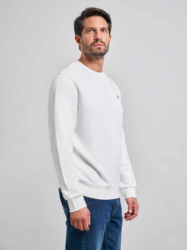 Beverly Hills Polo Club POLO PONY SWEATSHIRT WINTER WHITE