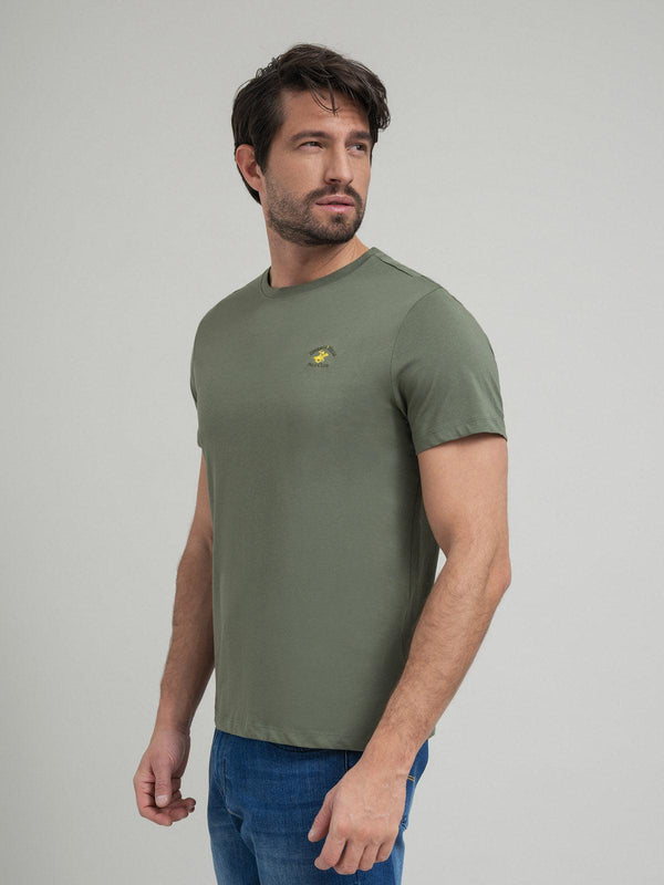 Beverly Hills Polo Club POLO PONY T-SHIRT ARMY GREEN
