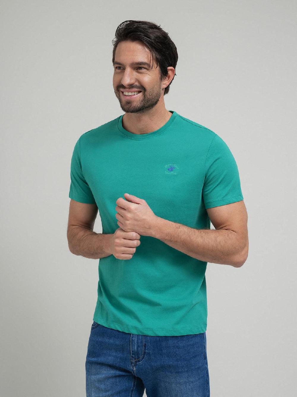 beverly hills polo club POLO PONY T-SHIRT SEA FOAM GREEN