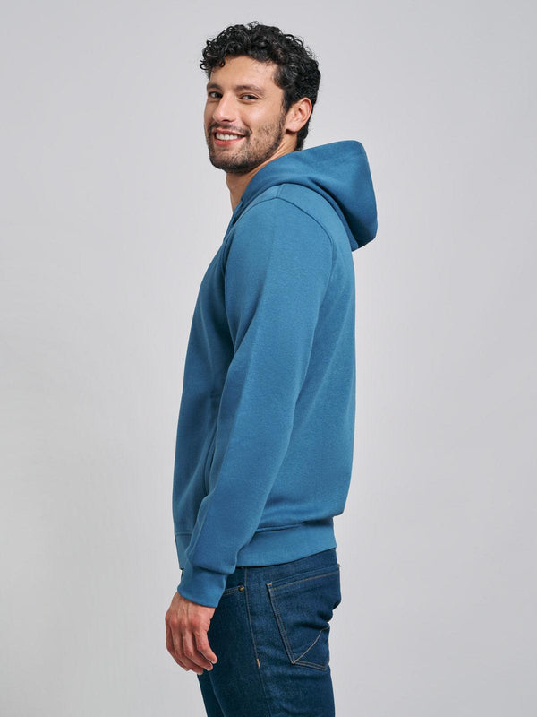 Beverly Hills Polo Club POLO PONY ZIP HOODIE MARINE BLUE
