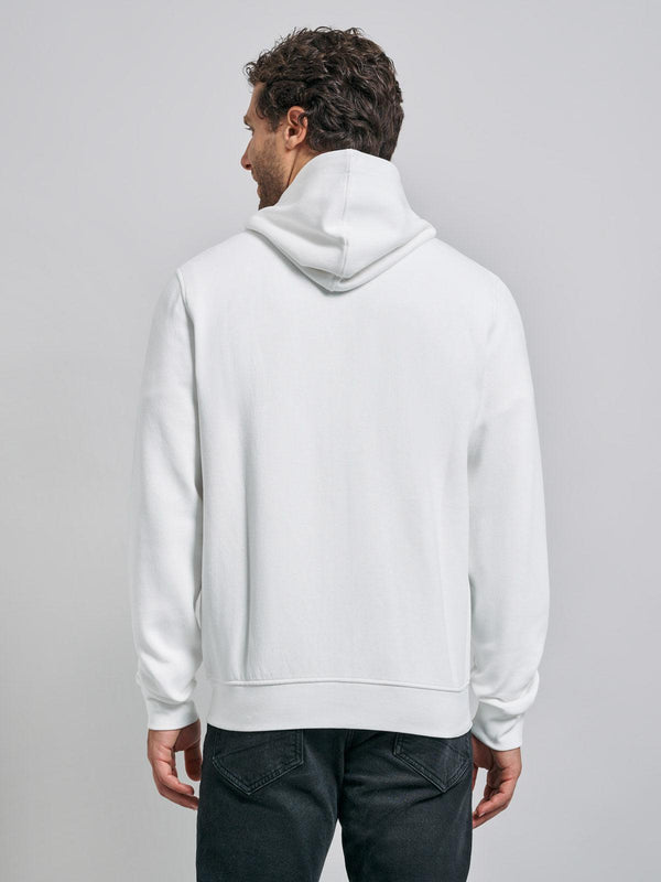 Beverly Hills Polo Club POLO PONY ZIP HOODIE WINTER WHITE