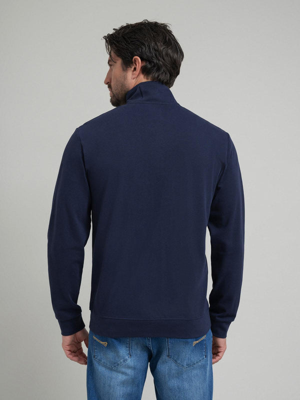 Beverly Hills Polo Club POLO PONY ZIP SWEAT DARK NAVY