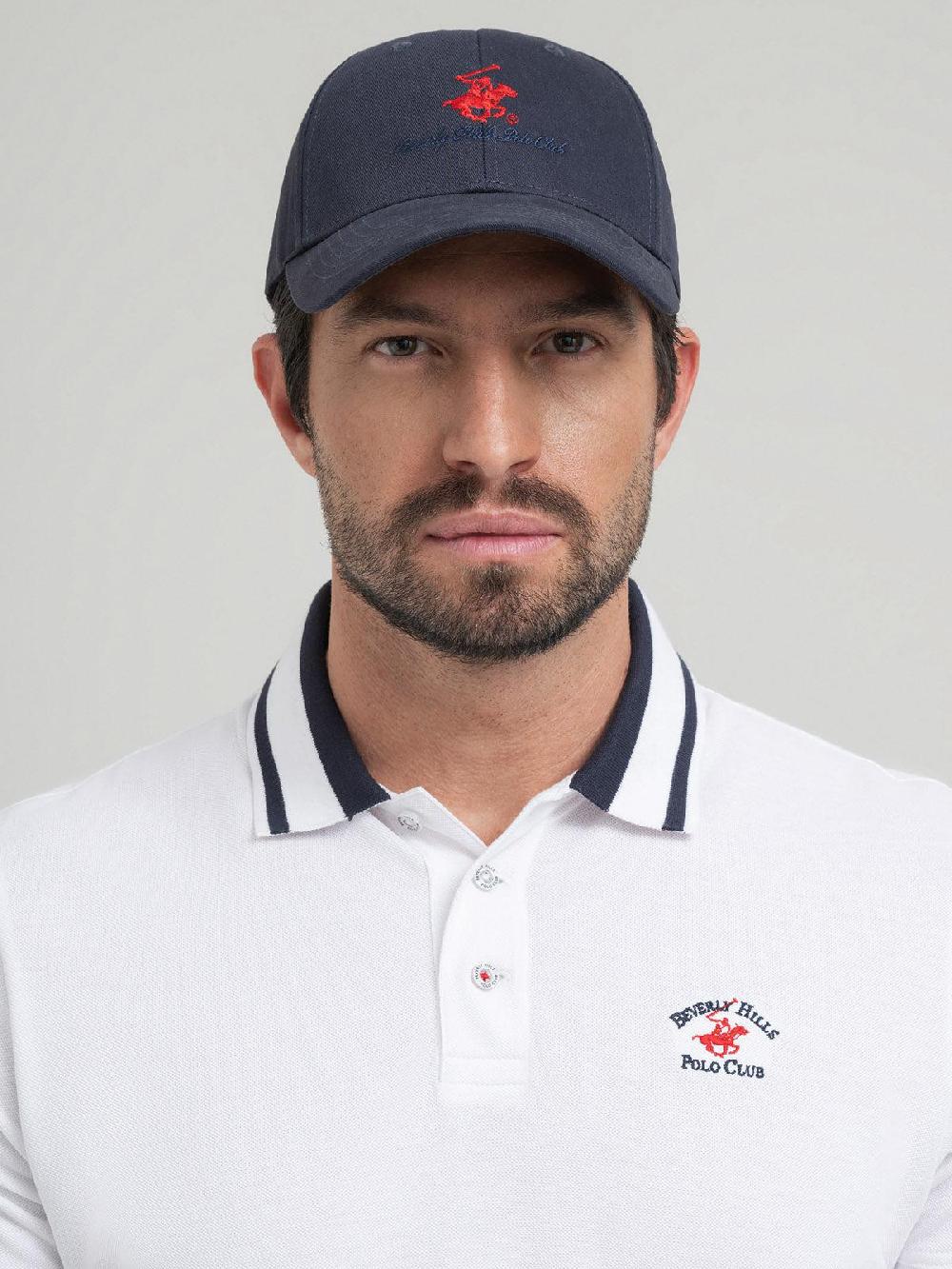 beverly hills polo club SIGNATURE BASEBALL CAP NAVY