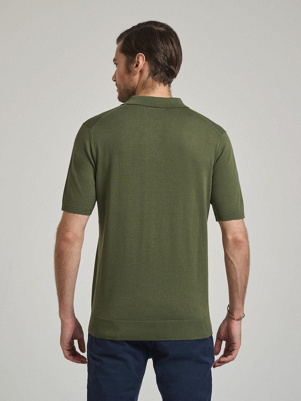 Beverly Hills Polo Club SOFT COTTON POLO SHIRT ARMY GREEN