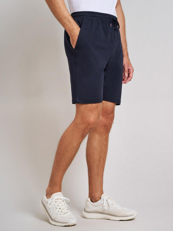 Beverly Hills Polo Club TAPERED FIT FLEECE SHORTS DARK NAVY