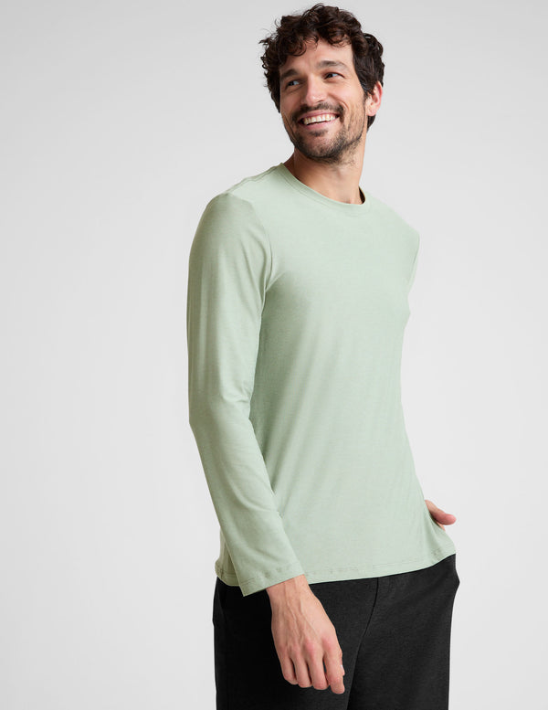 Beyond Yoga Always Beyond Men's Long Sleeve Crew 2.0