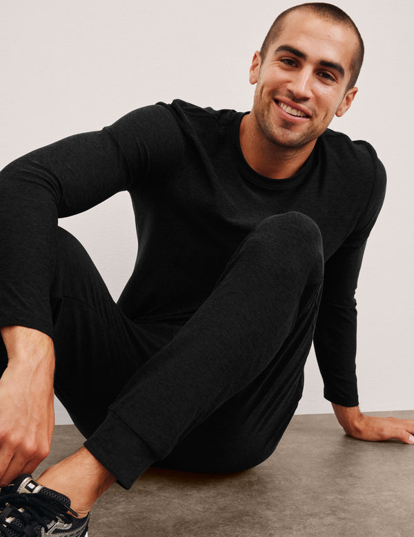 Beyond Yoga Always Beyond Men's Long Sleeve Crew 2.0