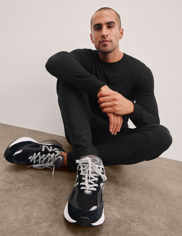 Beyond Yoga Always Beyond Men's Long Sleeve Crew 2.0