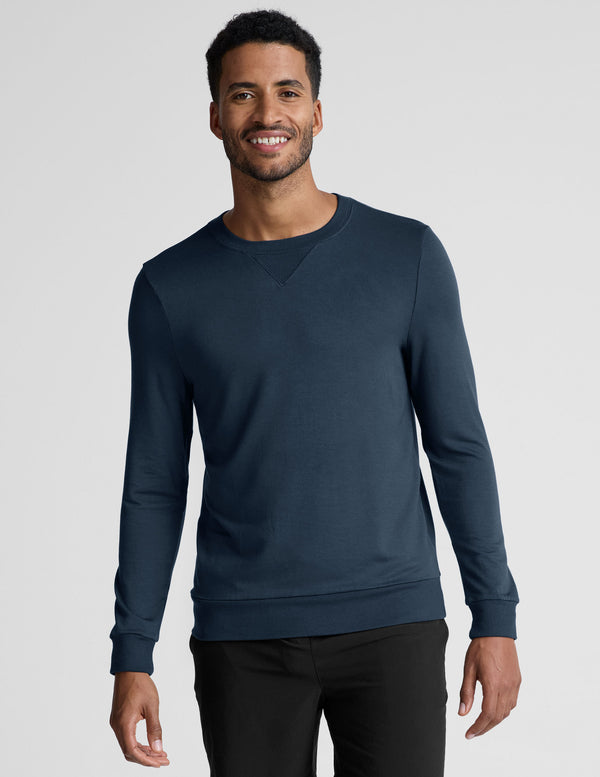 beyond yoga Always Beyond Men's Crew Pullover
