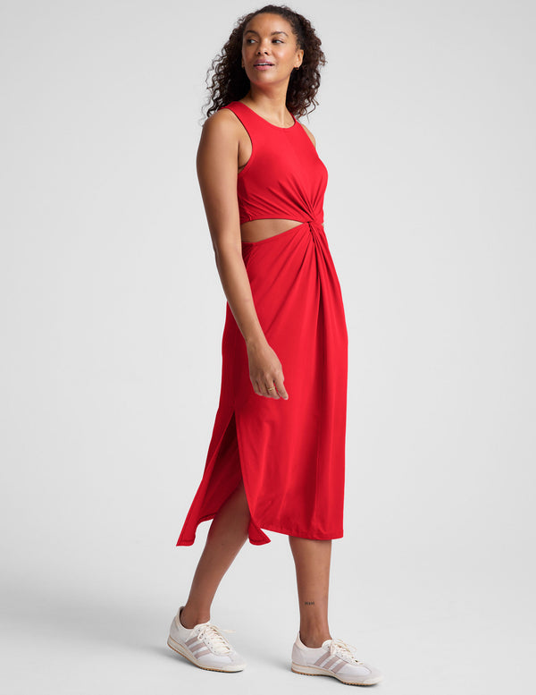 Beyond Yoga Around The World Front Twist Dress