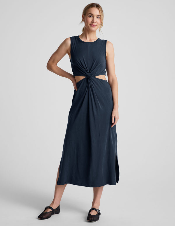 Beyond Yoga Around The World Front Twist Dress