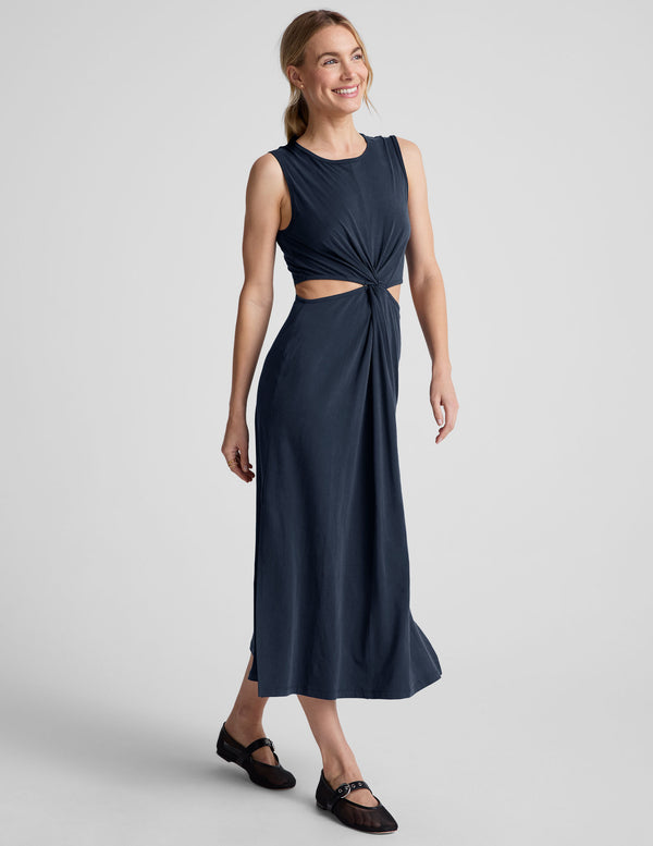Beyond Yoga Around The World Front Twist Dress