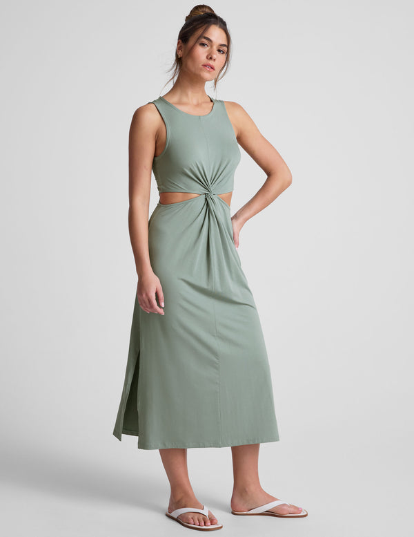 Beyond Yoga Around The World Front Twist Dress