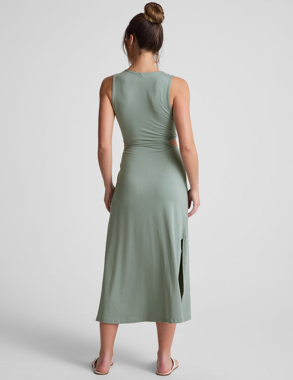 Beyond Yoga Around The World Front Twist Dress