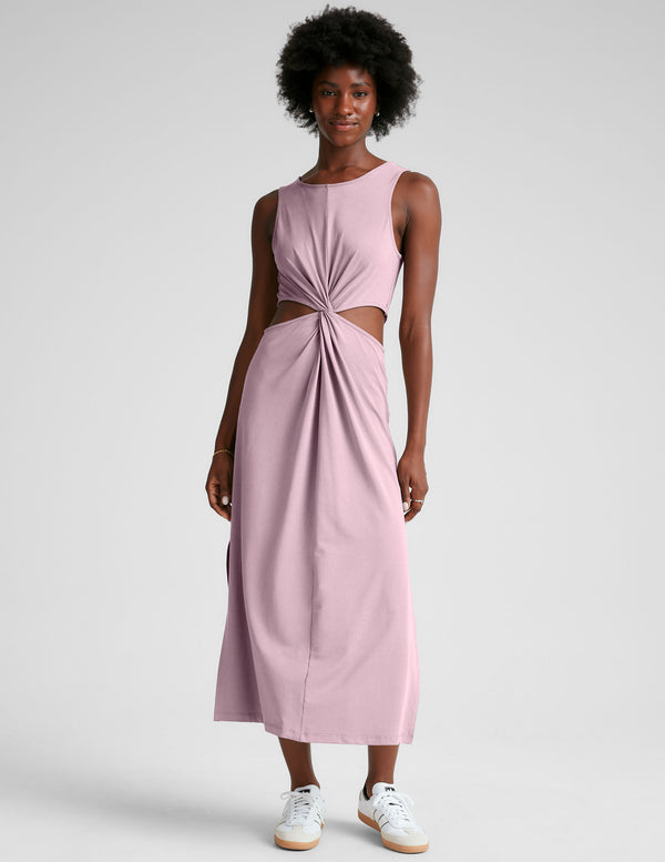 beyond yoga Around The World Front Twist Dress