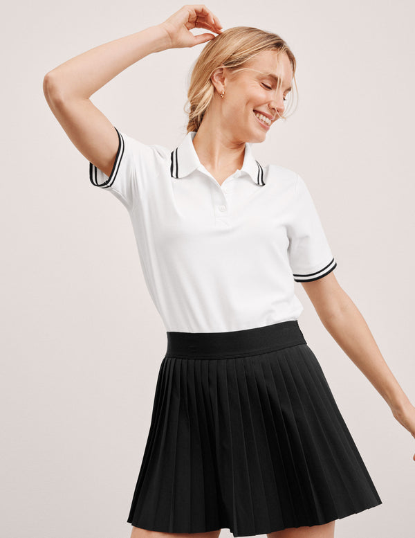 beyond yoga Country Club Polo Tee