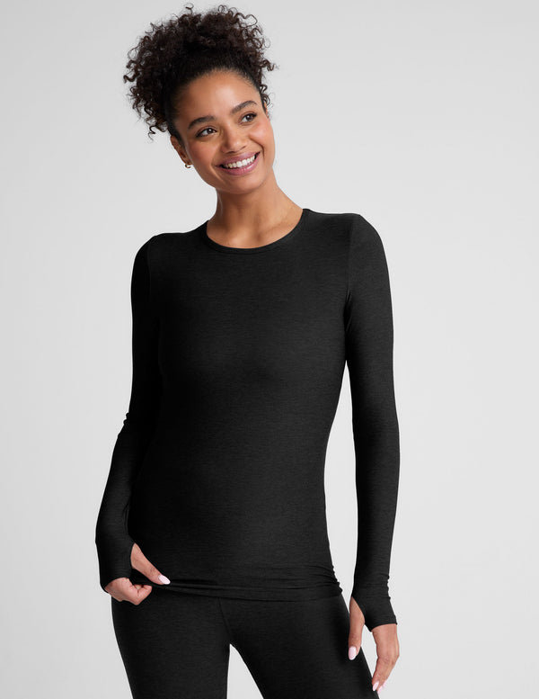 beyond yoga Featherweight Classic Crew Pullover