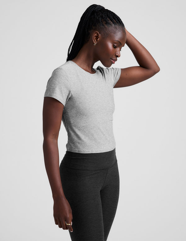 Beyond Yoga Featherweight Cropped Tee
