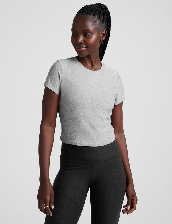 beyond yoga Featherweight Cropped Tee