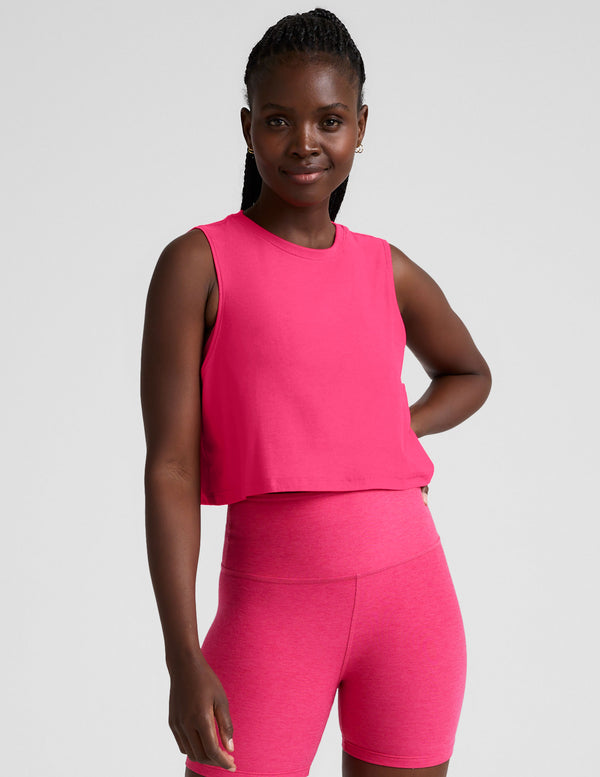 Beyond Yoga Featherweight Minimal Cropped Tank