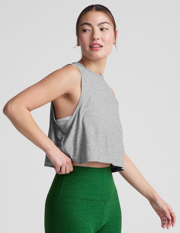 Beyond Yoga Featherweight Minimal Cropped Tank