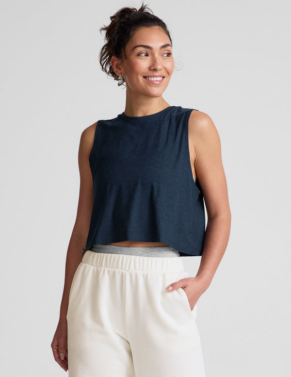 beyond yoga Featherweight Minimal Cropped Tank