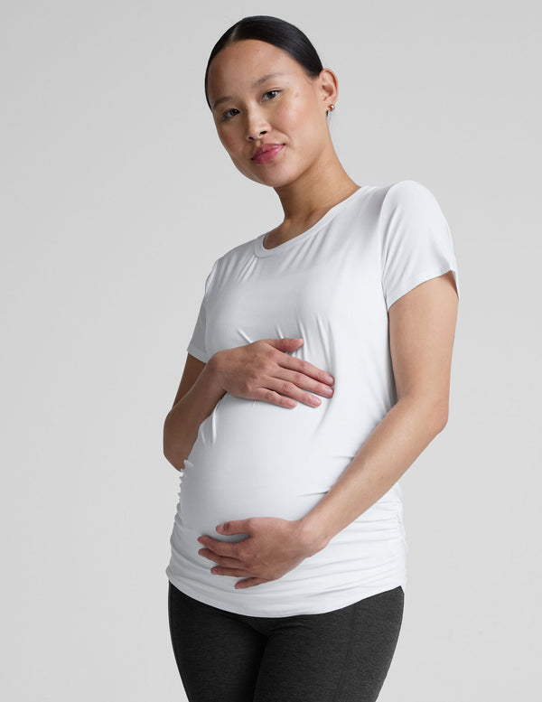 beyond yoga Featherweight One & Only Maternity Tee