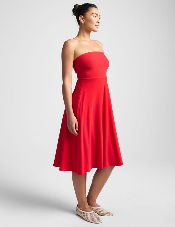Beyond Yoga Featherweight Strapless Dress