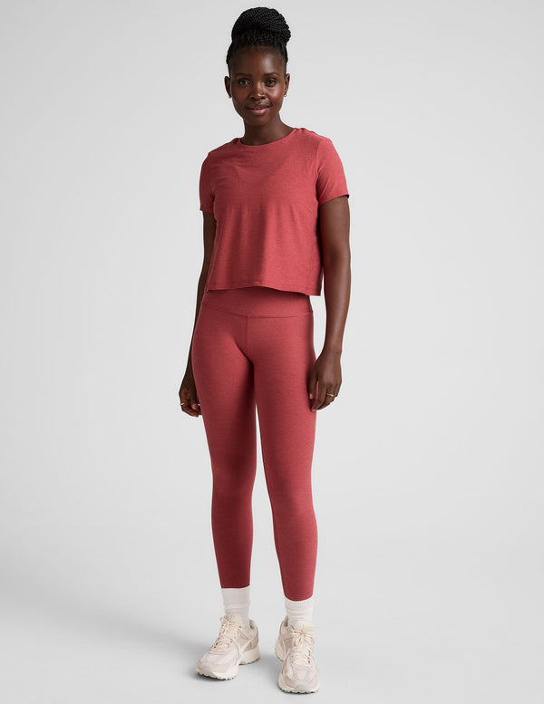Beyond Yoga Featherweight Supreme Cropped Tee