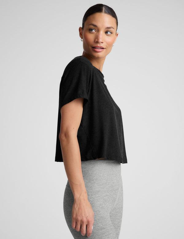Beyond Yoga Featherweight Supreme Cropped Tee