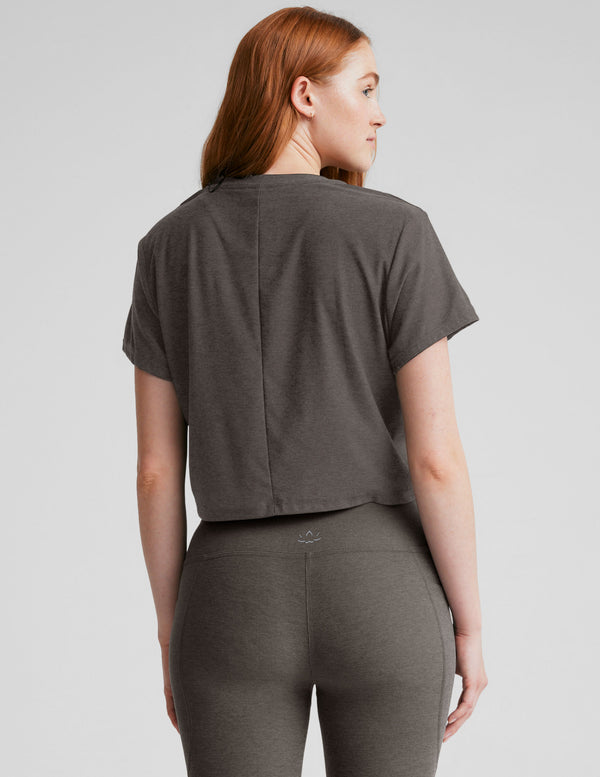 Beyond Yoga Featherweight Supreme Cropped Tee