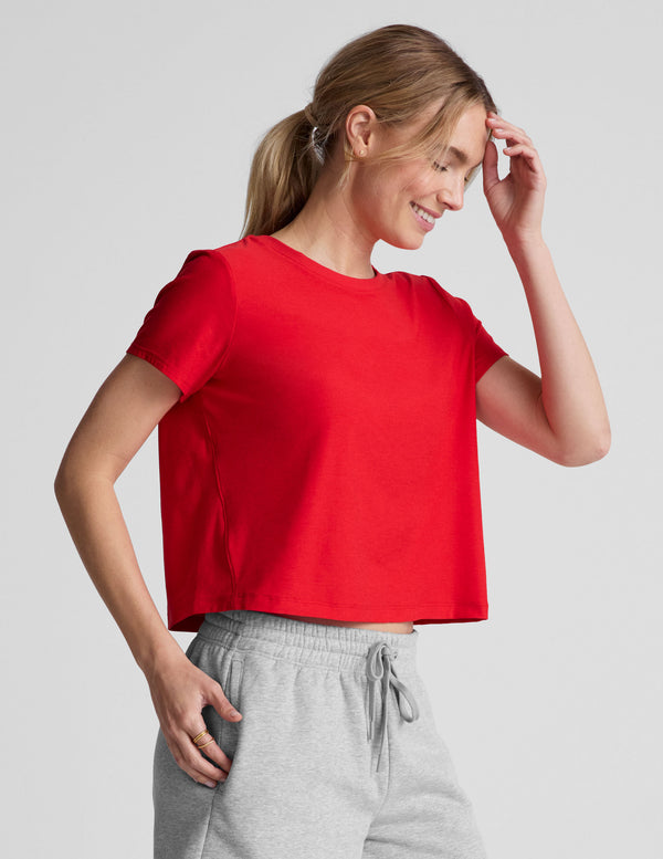 Beyond Yoga Featherweight Supreme Cropped Tee