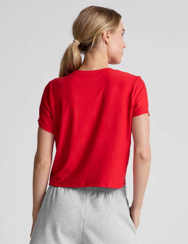 Beyond Yoga Featherweight Supreme Cropped Tee
