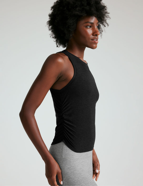 Beyond Yoga Featherweight Your Fit Shirred Tank