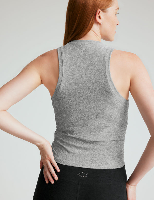 Beyond Yoga Featherweight Your Fit Shirred Tank