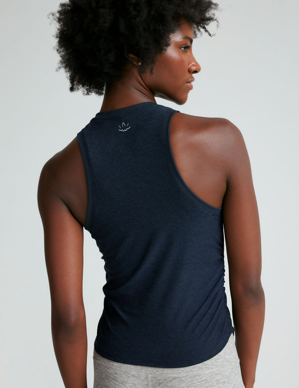 Beyond Yoga Featherweight Your Fit Shirred Tank