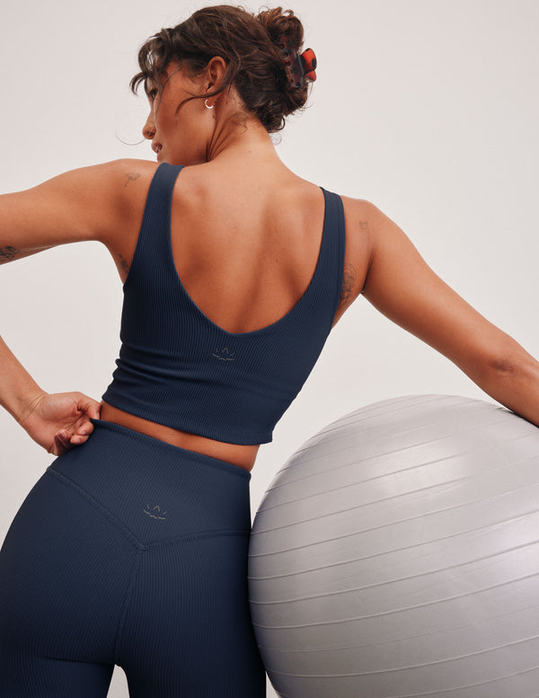 Beyond Yoga Impulse Ribbed Cropped Tank