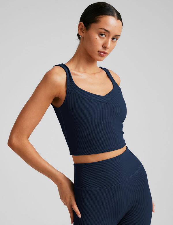 Beyond Yoga Impulse Ribbed Cropped Tank