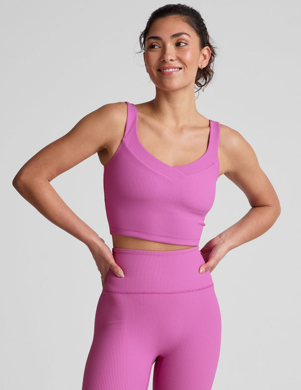 beyond yoga Impulse Ribbed Cropped Tank