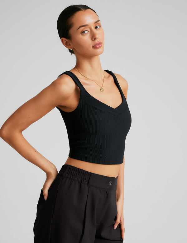 Beyond Yoga Impulse Ribbed Cropped Tank