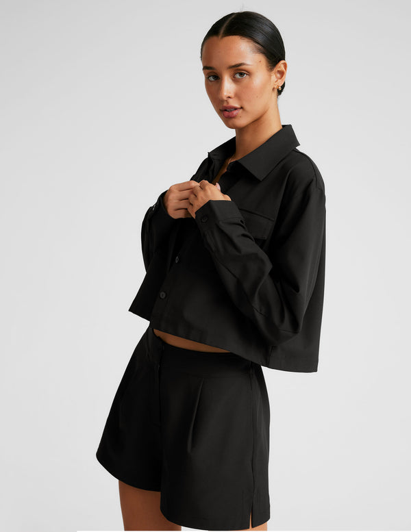 Beyond Yoga Midtown Cropped Jacket