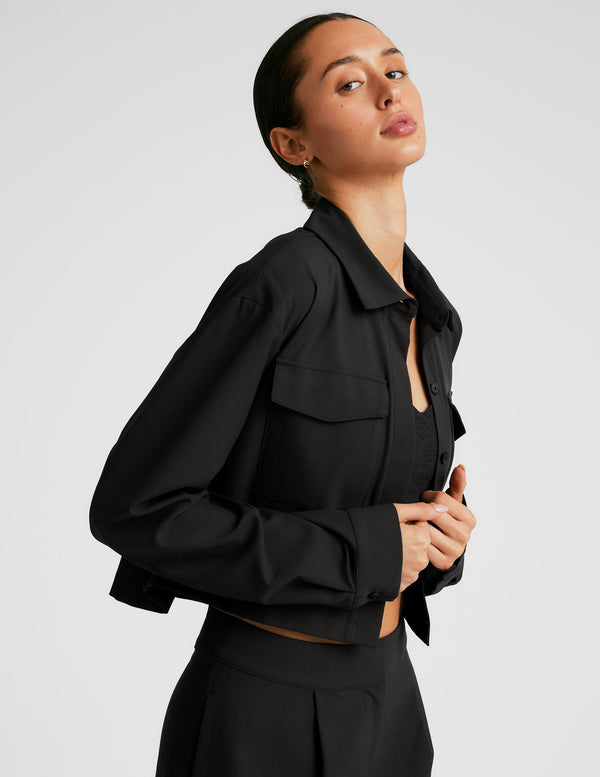 beyond yoga Midtown Cropped Jacket