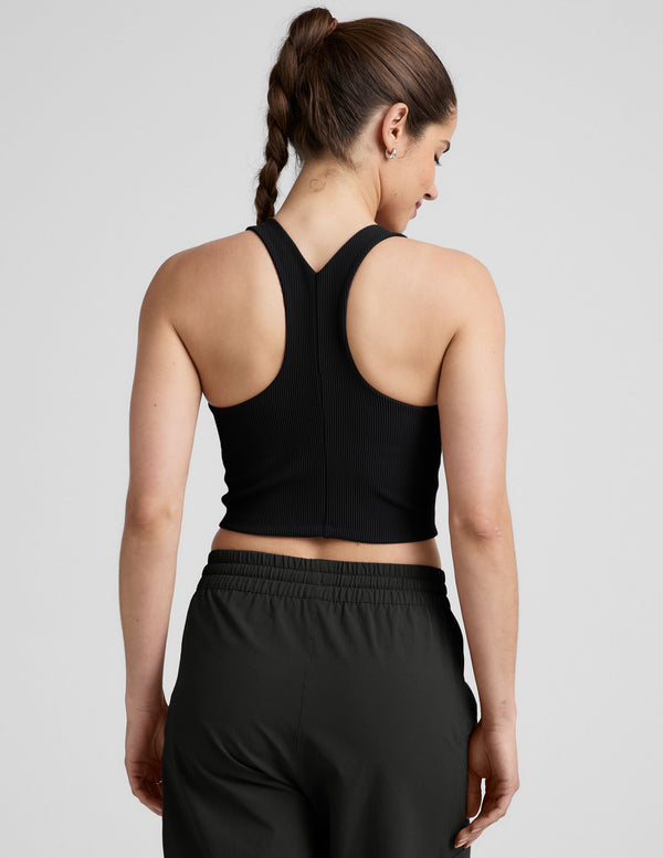 Beyond Yoga Refocus Ribbed Cropped Tank